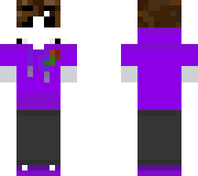 purple hoodie skeleton