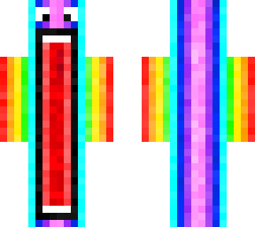 rainbow long mouth