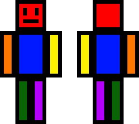 rainbow outline