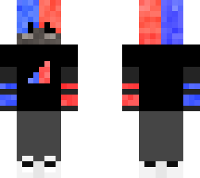 red and blue boy