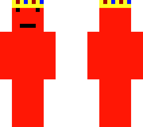 red blob with a crown