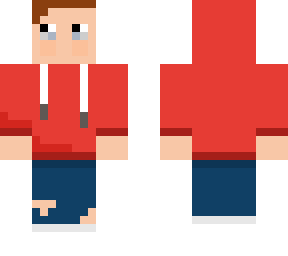 red hoodie