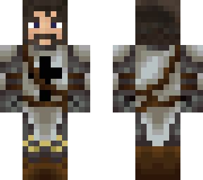 schwarzer kreuzritter ohne helm