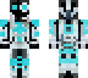 sci-fi robot (blue version)