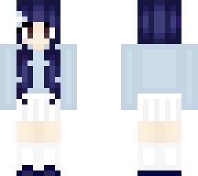 soft blue girl