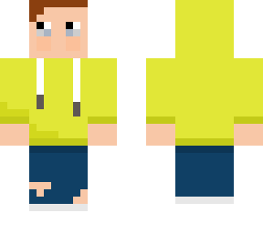 yellow hoodie