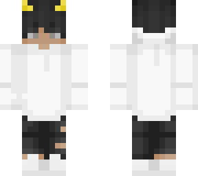 a white skin with yellow horns (base so you can make it nice)