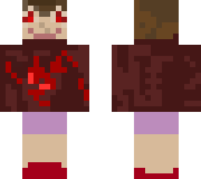 anime style scarry skin