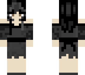 basic black wedding dress
