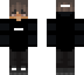 black hoodie boy