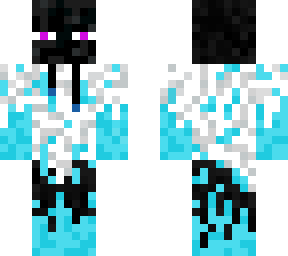 blue enderman wornout clothing