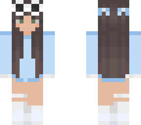 blue glasses girl