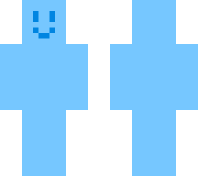 blue man