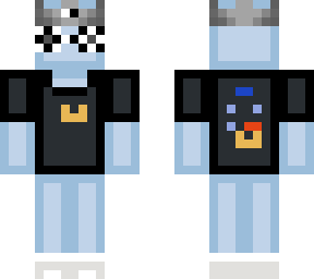 blue non human (mac n cheese shirt)