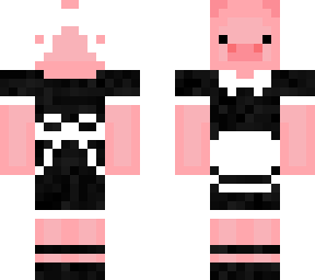 cute pig maid skin