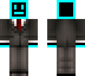 cyan qwerty in a suit