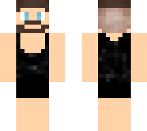 darkviperau gray tank top and black shorts