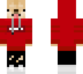 doge in red supreme hoodie (updated version)