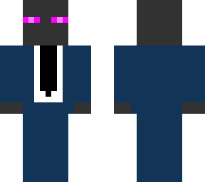 enderman in blue suit #style