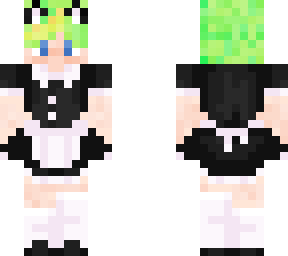 flint in a maid costume