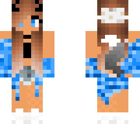 girl in blue