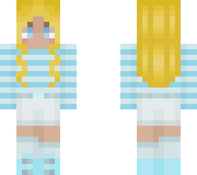 girl in blue