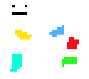 man coverd in paint for some reason (edited)