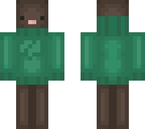 mole with sweater