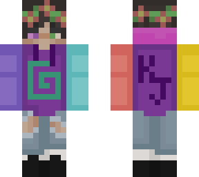 my character in karl's hoodie