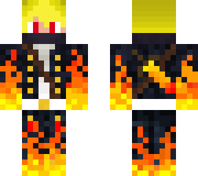 on fire