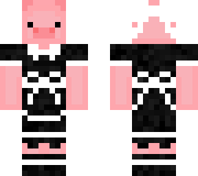 pig in a maid outfit