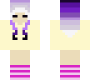 purple hair girl