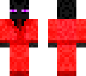 red enderman suit skin small