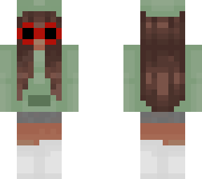 red glasses girl