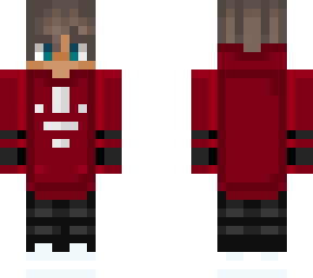 red hoodie