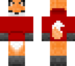 red hoodie fox
