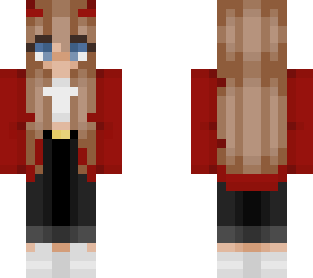 red sweater girl