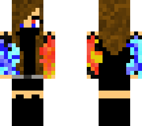 water / fire girl