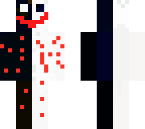 black and white clown