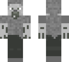 black and white steve