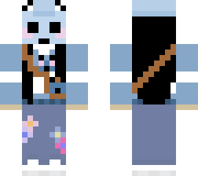 blue frog girl
