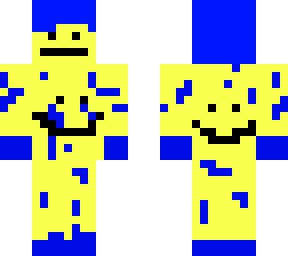 blue sponge person