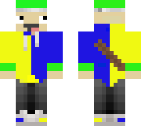 blue yellow and green hoodie