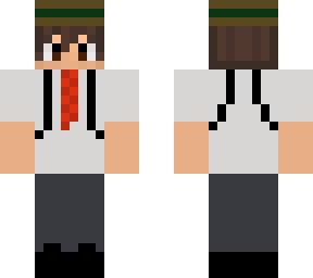 detective skin with a hat