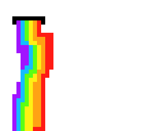 dripy rainbow