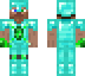 emerald + diamond armor