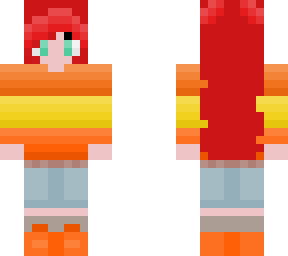 flame in a more casual outfit (all red hair) *fixed*