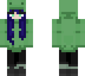 froggy blue hair