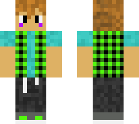 green plaid vest