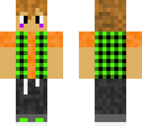 green plaid vest
